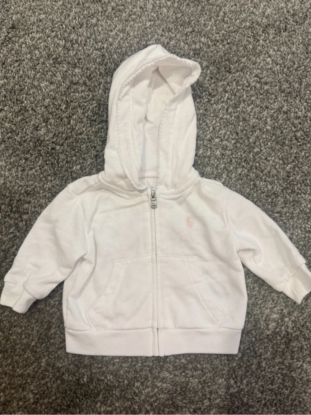 Polo by Ralph Lauren White French Terry Hoodie & Pant Set
